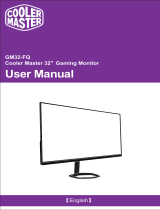 Cooler Master GM32-FQ 32 Inch Flat Gaming Monitor User manual