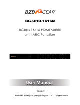 BZB Gear BG-UHD-1616M  User manual