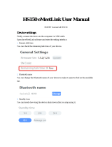 eMeet HS150 Link Bluetooth Headset User manual