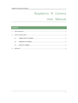 Elecrow 5MP Raspberry Pi Camera Module User manual
