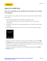 Jabra Pro 9460 Duo User manual