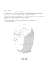 Smeg CJF01 User manual