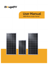 BougeRV 9BB Mono Solar Panel User manual