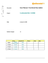 home Continental User manual