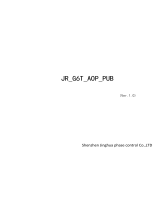 Modules JRG6TAOPPUB User manual