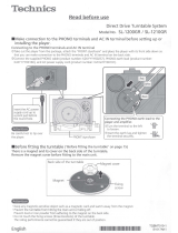 Technics SL-1210GR User manual