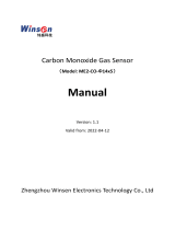 Winsen ME2-CO-Φ14×5 Carbon Monoxide Gas Sensor User manual