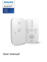 Philips SCD501 Avent DECT Baby Monitor User manual