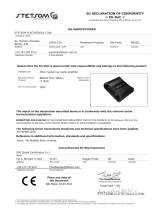 StetSom 3000 Brave Full Digital Amplifier Full Range Class D User manual