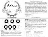 Axiom CT-1 User manual