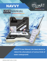 MWf Navvy Underground Water Locator Metal Detector User manual