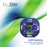 EcoDim Smart Dimmer Switch 200W LED Eco-Dim.07 Zigbee Pro User manual