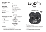 EcoDim ECO-DIM.07 WIFI User manual