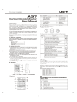 UNI-T UNI-T A37 Carbon Dioxide Monitor User manual