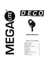 Mega Lite Deco Cityscape Q30 User manual