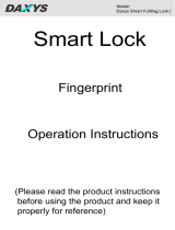 DAXYS Smart Folding Lock User manual