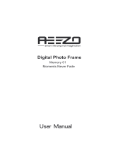 AEEZO MEMORY01 Digital Photo Frame User manual