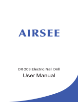 AIRSEE DR-203 Electric Nail Drill User manual