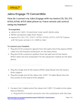 Jabra Engage 75 User manual