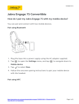 Jabra Engage 75 User manual