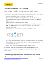 Jabra Elite Active 75t User manual
