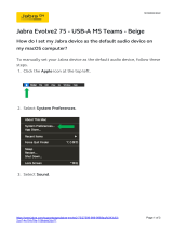 Jabra Evolve2 75 User manual