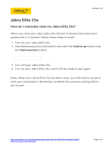 Jabra Elite 25e User manual