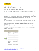 Jabra Elite 7 Active User manual