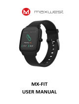 MaxWest MX-FIT Health and Temperature Tracker User manual