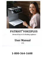 Patriot 601140 User manual