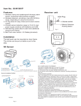 Advante I8-W1901P Wireless Door Chime User manual