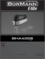BORMANN Elite BHA4005 Hand Mixer User manual