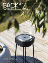 SACKit Ø14 Indoor-Outdoor Bioethanol Lamp User manual