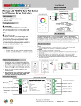 Super Bright LEDS EZD-RGBW3-WM User manual