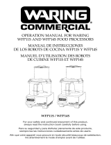 Waring Commercial WFP11S User manual