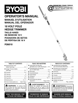 Ryobi P26100VNM User manual