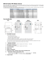 Climax IRM23F1919 Series PIR Motion Sensor User manual