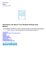 Soundcore Life Note E User manual