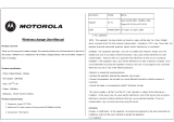 Motorola SC-31 User manual