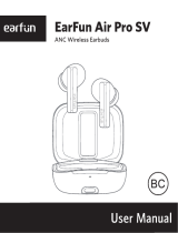 EarFun Air Pro SV ANC Wireless Earbuds User manual