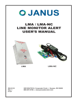 Janus LMA LINE MONITOR ALERT User manual