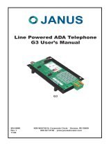 Janus G3 User manual