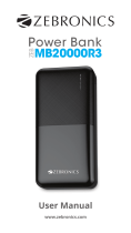 ZEBRONICS MB20000R3 User manual