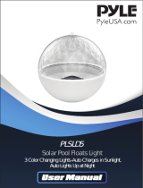 Pyle PLSLD5 Solar Pool Floats Light User manual