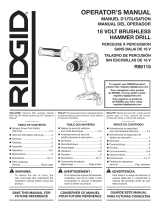 RIDGID R86115 User manual