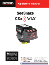 RIDGID See Snake CSx VIA Monitor User manual