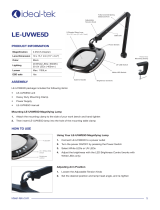 ideal-tek ideal-tek LE-UVWE5D Magnifying LED Lamp User manual