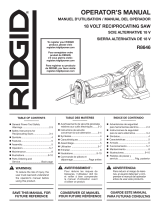 RIDGID R8646B-AC93044SBN User manual