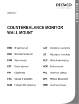 Deltaco ARM-0361 COUNTERBALANCE MONITOR WALL MOUNT User manual