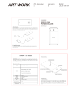 Shenzhen U Angel Technology US100BW Wireless Power Bank User manual